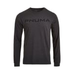 Pnuma Outdoors Side Swipe Long Sleeve Tee Shirt, Dark Grey Color 3XL LS-TS-SS-DG-3XL
