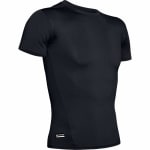 Under Armour Men's Tactical Shortsleeve Black/Clear Compression Shirt 1216007-00100 - Main Image