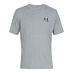 Under Armour Men's Graphic SportStyle Shortsleeve Steel Light Heather/Black Shirt 1326799-03600 - Main Image