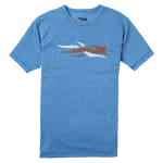Sitka Logo Tee SS Lake Blue X Large|20046-LB-XL