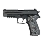 EXTREME, Black Nitron, SRT, Forward Cocking Serrations, SLITE, Hogue Extreme G-10 Grips E29R-9-XTM-BLKGRY