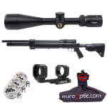 JTS Airacuda PRS MAX .25 Air Rifle w/ 2.190g Pellets, Athlon Argos HMR 4-20x50 Scope & Mount, Spudz Cleaning Cloth JAGPRSM25B-KIT-116-214007-702008 - Main Image