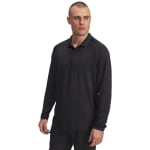 Under Armour Men's Tactical Longsleeve Dark Navy Blue Polo Shirt 6004147-46500 - Main Image