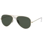 Ray-Ban Aviator Large Metal Arista G-15 Green 0RB3025-W323455