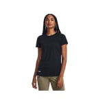 Under Armour Women's Tactical Tech Shortsleeve Dark Navy Blue/Black Shirt 1343357-46500 - Main Image