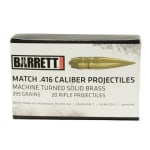 Barrett .416 Bullets Turned Brass VLD 41613