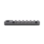 Accuracy International 80mm/3.15" Black Accessory Rail (AXSR Rail Only, No Fixings) 100-19-001534BL - Main Image