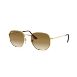 Ray-Ban Hexagonal Arista Clear Gradient Brown 0RB3548-0015151