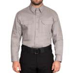 First Tactical Men's V2 Tactical Long Sleeve Shirt Nickel Grey 111006-083 - Main Image