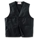 Filson 38 Black Oil Tin Cloth Vest FIL-10265-BL