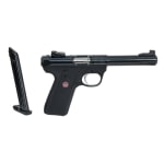 Ruger 22/45 Target Mark III .22 Long Rifle 5.5 Inch Bull Barrel Blue Finish Adjustable Rear Sights Molded Grip 10 Round USED: Good condition - 10107