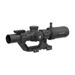 Vector Optics S6 1-6x24i SFP Illuminated Riflescope Kit w/30mm 1-Piece 1.93" Mount, Fiber Optic VIS-F1 Reticle, Honeycomb Shade OPSL133 - Main Image