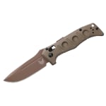 Benchmade Mini Auto Adamas Magnacut 63-65HRC Drop-point 3.25" Knife w/OD Green G10 Handle 2730FE-05 - Main Image