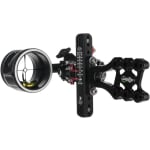 AXCEL LANDSLYDE Plus Slider Non-Dampened w/AVX-31 Scope, "T", Rheostat Cover, Torque Ind., Crosshair 1-Pin .019 Red Fiber Blk Bow Sight ALNP-N119-3RB