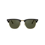 Ray-Ban Clubmaster Black on Arista G-15 Green 0RB3016F-W036555