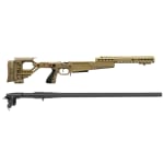 Remington 700P 5R 308 Win with Accuracy International AX Chassis - 13" forend tube Pale Brown