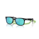 Ray-Ban Junior New Wayfarer Rubber Black Light Green Mirror Blue 0RJ9052S-70285547