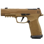 Sig Sauer P365 9mm 3.7inDH3 Striker X-Ray 3 Optic Ready Polymer Grip Comp Magwell Coyote Pistol w/(2) 21rd and (1) 17rd Steel Mags 365XF-9-DH3