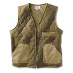 Filson SM Tan Queets Quilted Vest FIL-10188-TN