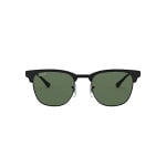 Ray-Ban Clubmaster Metal Matte Black on Black G-15 Green Polar 0RB3716-1865851
