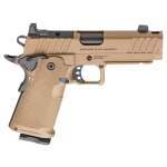 Springfield Armory 1911 DS Prodigy 9mm 4.25"Bbl Coyote Brown Handgun w/AOS Plate, U-Notch Tritium Sights, Comp, 1x17rd & 1x20rd Mags PH9117AOSCB-COMP - Main Image