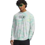 Under Armour Men's BlacktipH Longsleeve Olive Tint/Prism Green Elite Species Crew Shirt 6018108-50200 - Main Image