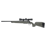 Savage Arms G4 Axis 2 XP Green LH .350 LEG 1:16" 5/8x24 18" Heavy Sporter Bbl Carbon Steel/Synth Matte BLK Rifle w/3-9x40 BDC Scope 33190 - Main Image