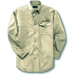 Field Shirt Long Sleeve Tan Eurooptic Logo Medium