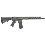 LWRCI ICDI Discovery Direct Impingement 5.56mm 16" 1/7" 1/2x28 TPI Bbl M-LOK OD Green RH CA Compliant Rifle ICDIR5ODG16MLECAC