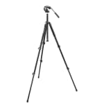 Manfrotto Tripod and Lightweight Fluid Head 055XB,128RC