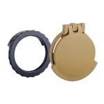 Tenebraex Ocular Flip Cover w/ Adapter Ring RAL8000/Black for Trijicon ACOG 4x32 RMR Combo 28MMRL-AGEC04-FCR