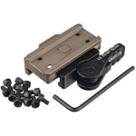 ADM AD-T1 Aimpoint T1/T2 Low QD FDE Micro Red Dot Mount w/QD STD Lever AD-T1-L-FDE-STD