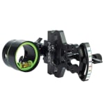 HHA Tetra Max Hoyt Edition RYZ 2519 w/.019 2-pin 1-5/8" Scope Green Top Pin & Yellow 2nd Pin LH HYT-RYZMX-2519-GYEL LH