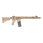 Noveske N4 Afghan Lo-Pro 5.56mm 1/2x28 1:7 SS 14.5" Bbl Pinned Long Pig Pen FH NSR-13.5 M-LOK Love Handle NSS Trig Bravo Stock FDE Rifle 02002554-FDE - Main Image