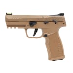 Sig Sauer P322 Coyote 22LR 4" Bbl SAO Adjustable Fiber Optic Sights Polymer Grip Pistol w/(2) 20rd Poly Mag 322C-CAS