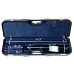 Negrini Extra Deep Two Gun Case Med Rib OU SXS Blue Blue Interior 1646LR-2F/4980