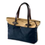 Filson LG Tan/Navy Zip Tote FIL-70086-NT