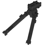 TRT Tactical Bipod, +/- 25 cant, +/- 30 swivel, metal claw feet BP-S-FM-C BP-S-FM-C