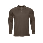First Lite Men's ThermaGrid Merino Henley Morel XL MBTHNMRXL