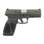 Taurus G3 9mm 4.0" Bbl BK/MS Green Pistol w(1) 15rd & (1) 17rd Mag 1-G3B94B