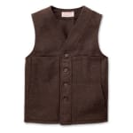 Filson 40 Brown Mackinaw Wool Vest FIL-10056-BR