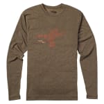 Sitka Duck Sketch Tee LS Mud XXX Large|20038-MD-3XL