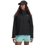 Under Armour Women's Cloudstrike Long Sleeve Jacket Black/White 6009571-00100 - Main Image