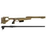 Remington 700P MLR 338 Lapua Mag with Accuracy International AX CIP Chassis - 16" forend tube Pale Brown