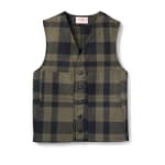 Filson Mackinaw Wool Vest Otter Green Black 46 10055