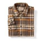 Filson Vintage Flannel Work Shirt TanGoldCrm M FCO-016433 FIL-10689-TanGoldCrm-M