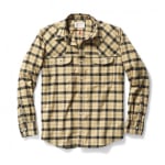 Filson Hunting Shirt Flannel Camel Black 2XL 10497