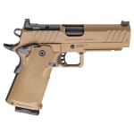 Springfield Armory 1911 DS Prodigy 9mm 4.25" Bbl Coyote Brown Handgun w/ AOS Plate, U-Notch Fiber Optic Sights, 1x17rd & 1x20rd Mags PH9117AOSCB - Main Image