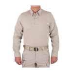 First Tactical Men's V2 Pro Performance Long Sleeve Shirt Silver Tan 111015-065 - Main Image