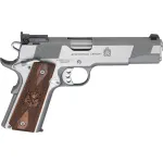 Springfield Armory 1911 Loaded .45 ACP 5" Bbl Stainless Handgun w/ Adj Target rear Sight, Speed Trigger, 2x7rd Mags PI9132LCA - Main Image